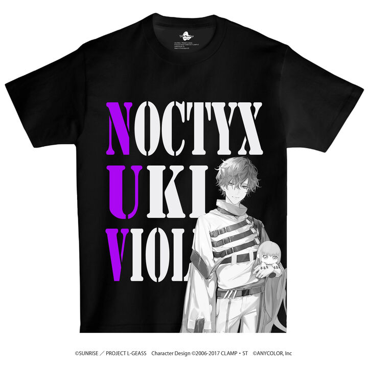 【Limited Edition】Big Print T-shirt - Uki Violeta